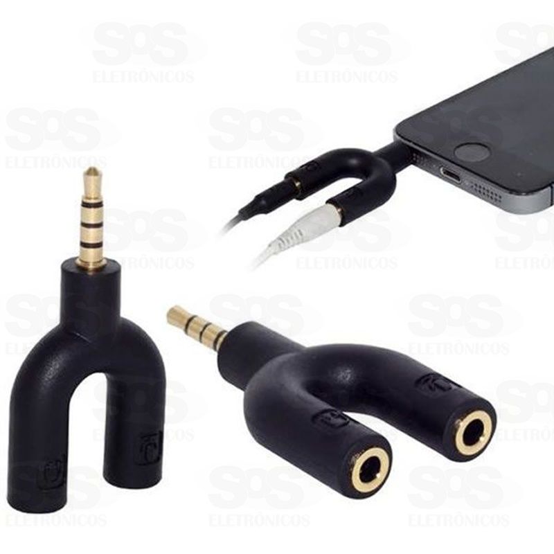 Adaptador P3 Para Fone e Microfone altomex  G-002