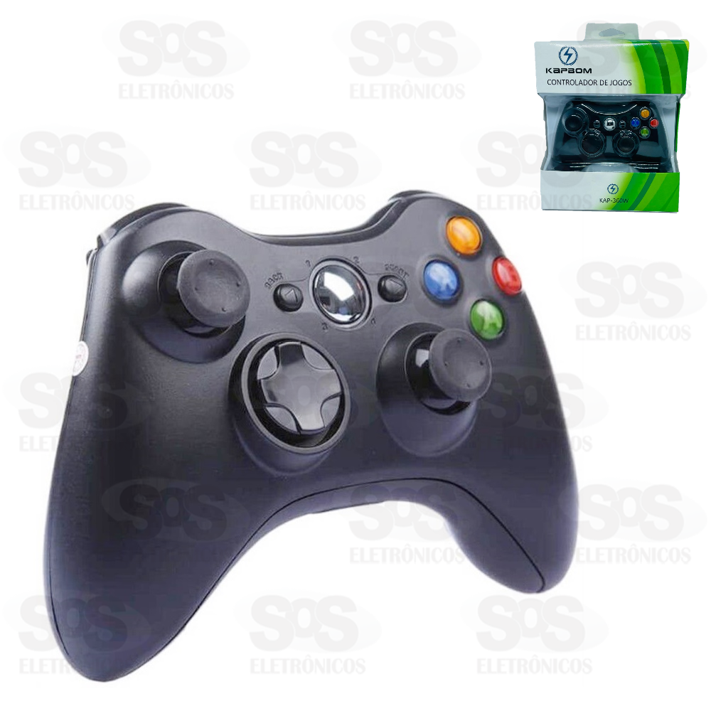 Controle Sem Fio Xbox 360 KAP-360W