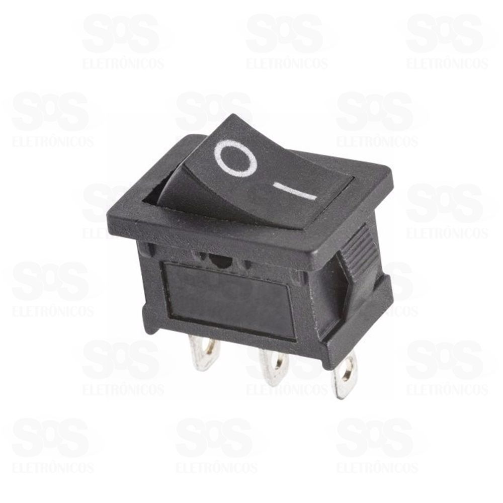 Chave Gangorra KCD11-102 3T 3A 250V Com 10 Unidades