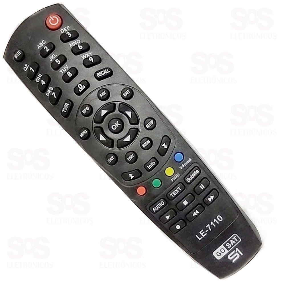 Controle Remoto Go Sat  S1 hd le-7110