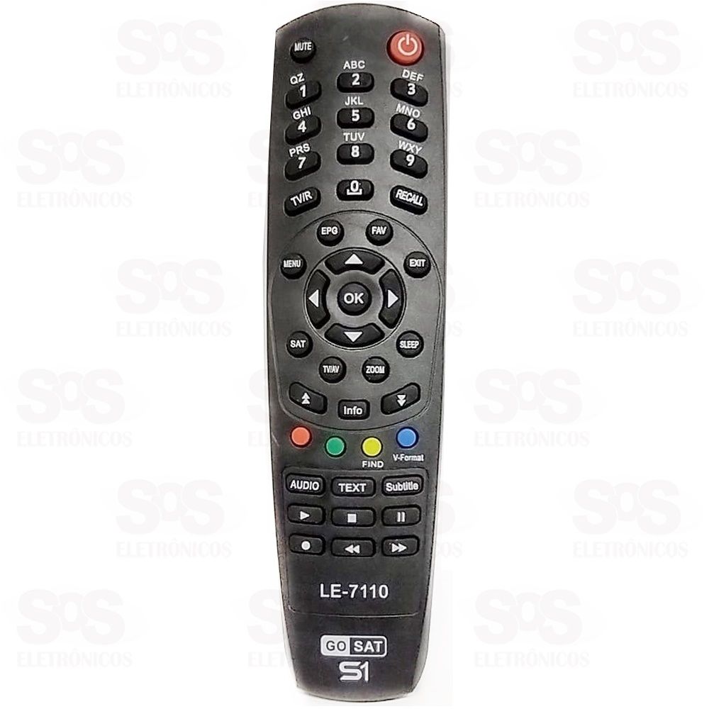 Controle Remoto Go Sat  S1 hd le-7110