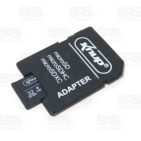 Carto De Memria 32g Com Adaptador SD E Leitor de Carto Knup-kpu20
