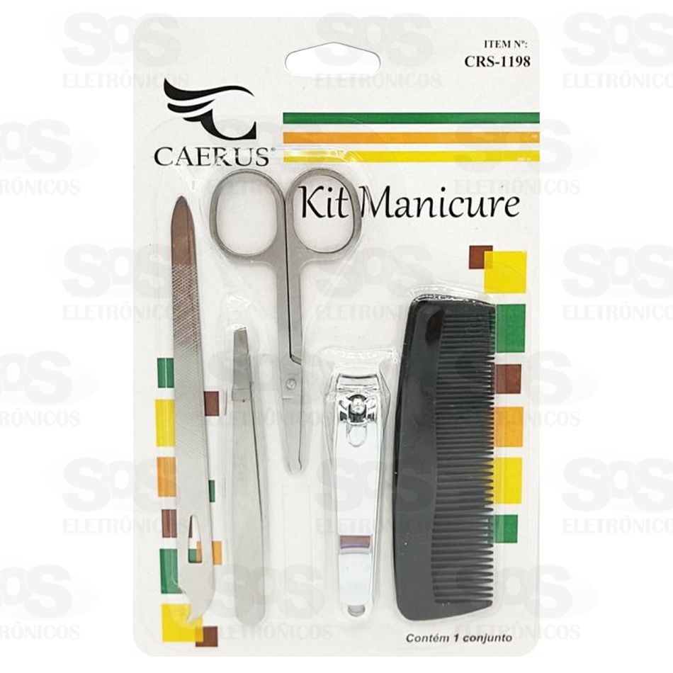 Kit Manicure Caerus crs-1198