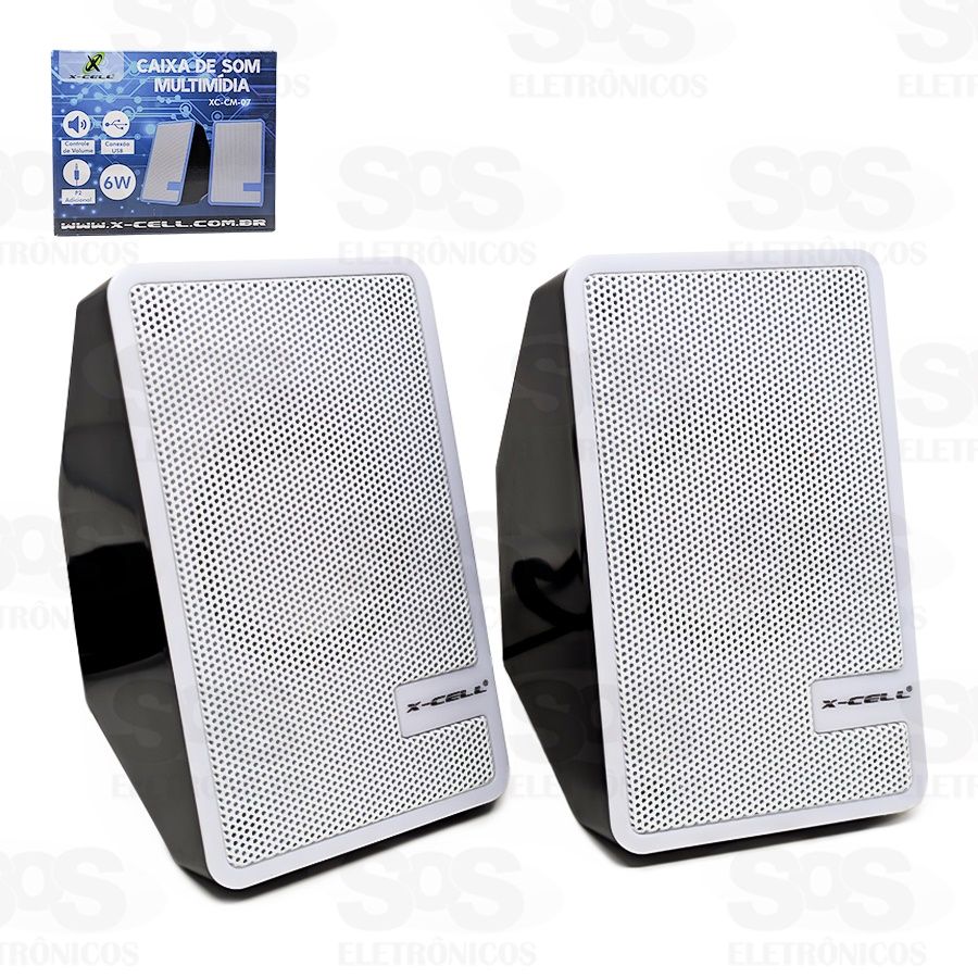 Caixa de Som Multimídia 6W X-cell XC-CM-07