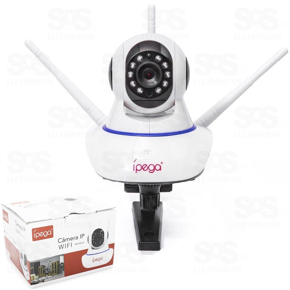 Câmera De Segurança Wi-Fi 3 Antenas Ípega kp-ca127