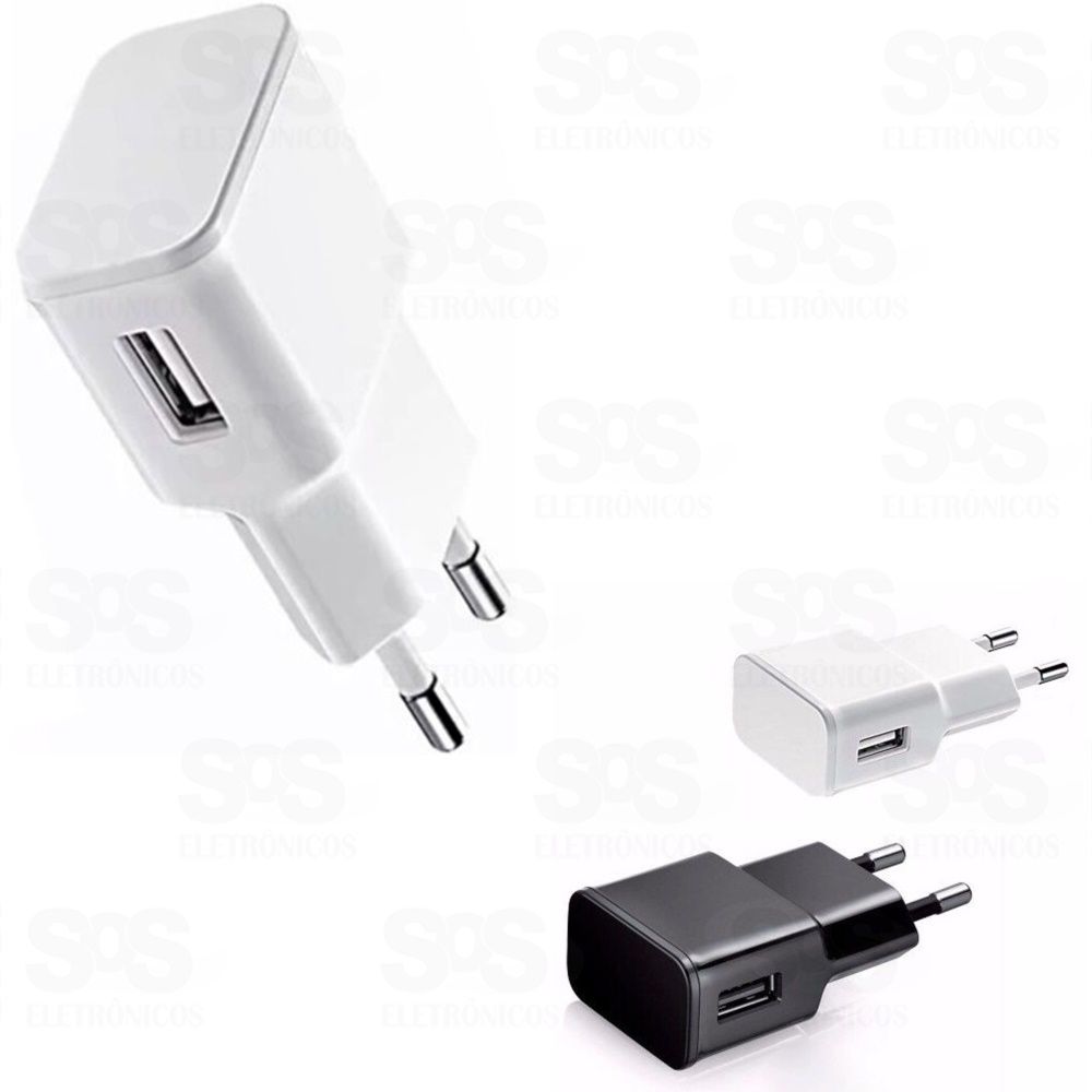 Carregador Universal Com 1 Sada USB 5V 2A Unitrio