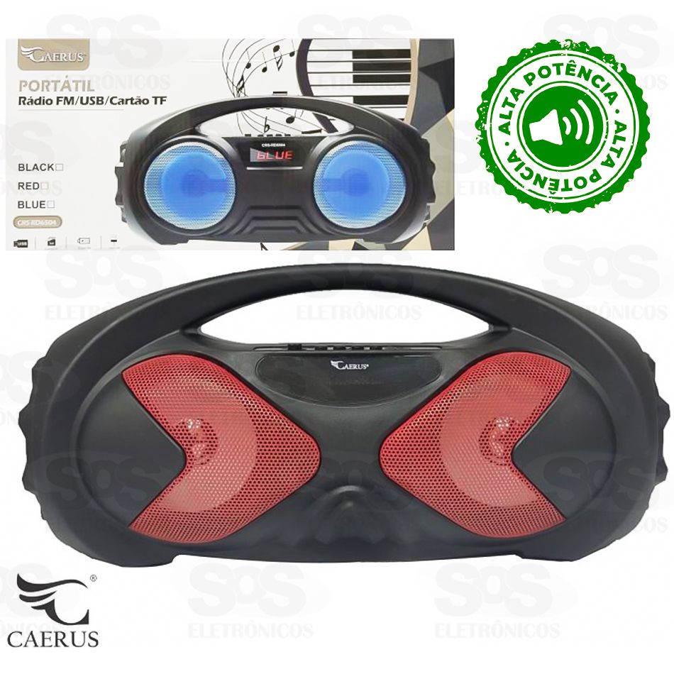 Caixa de Som Portátil Caerus crs-RD6508