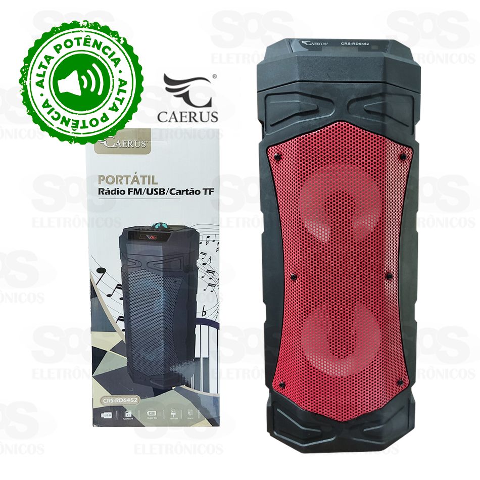 Caixa de Som Portátil Caerus crs-RD6452