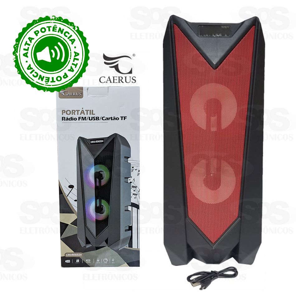 Caixa de Som Portátil Caerus crs-RD6524