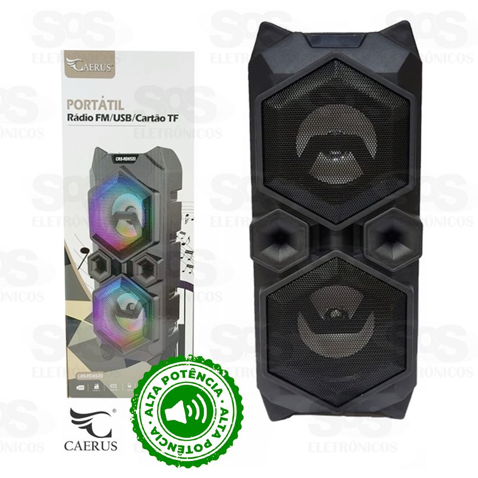 Caixa De Som Portátil Caerus crs-RD6520
