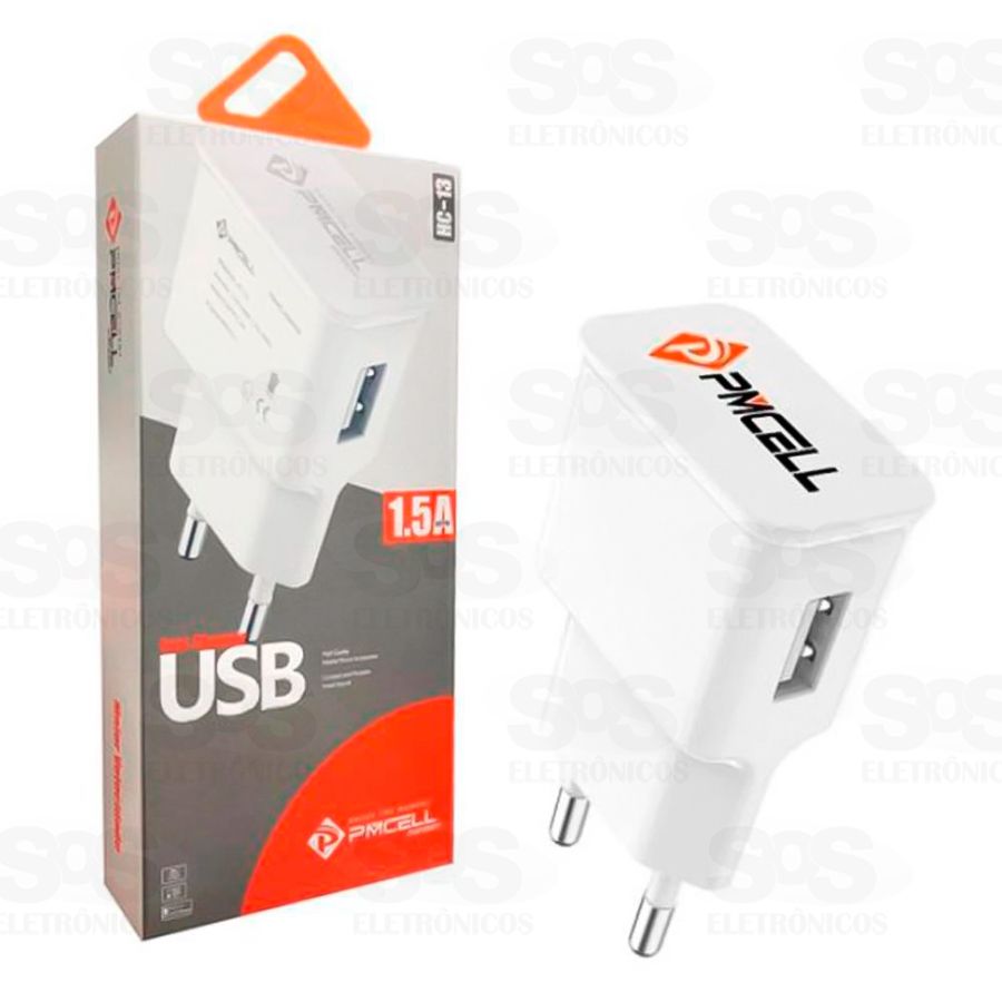 Fonte Parede Speedy USB 1.5A Pmcell HC-13