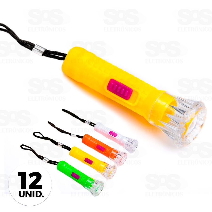 Chaveiro Lanterna 12 Peças Caerus crs-8444