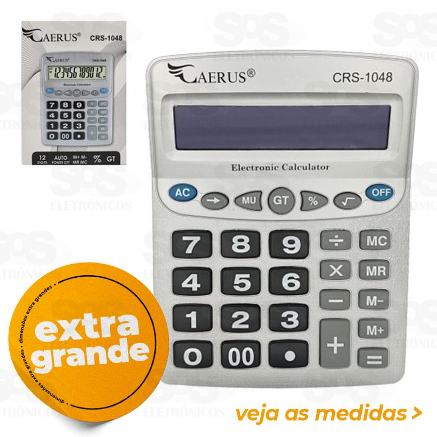 Calculadora De Mesa 12 Dgitos Caerus crs-1048