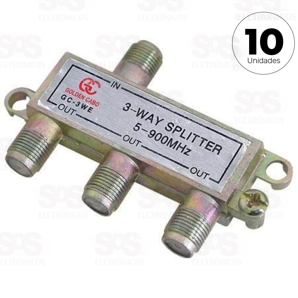 Divisor 1X3 Baixa Embalagem Com 10 Unidades