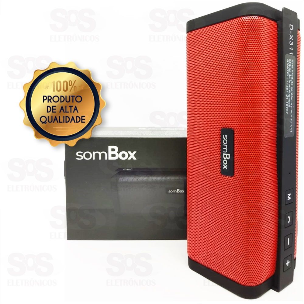 Caixa De Som 20W Qualidade Superior SomBox d-x311