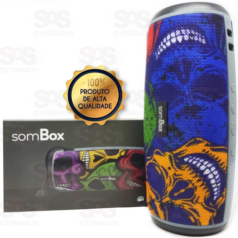 Caixa De Som 24W Qualidade Superior SomBox d-x318