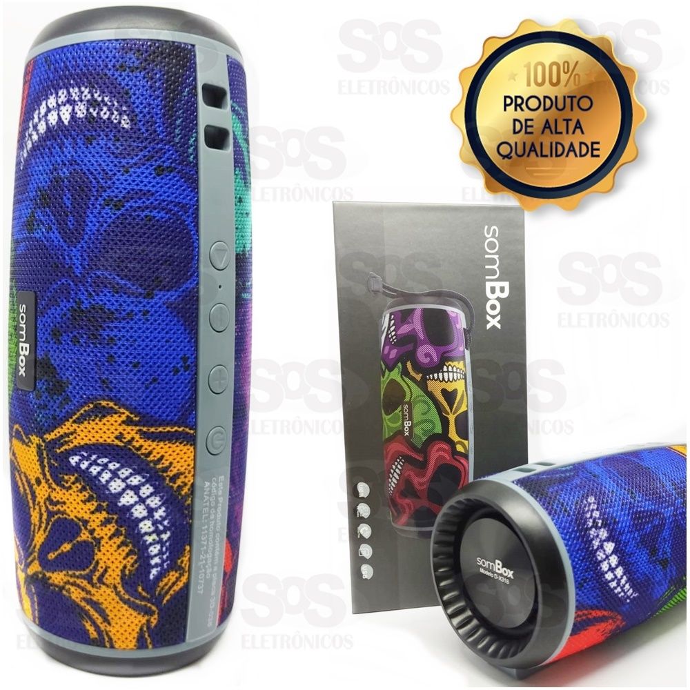 Caixa De Som 24W Qualidade Superior SomBox d-x318