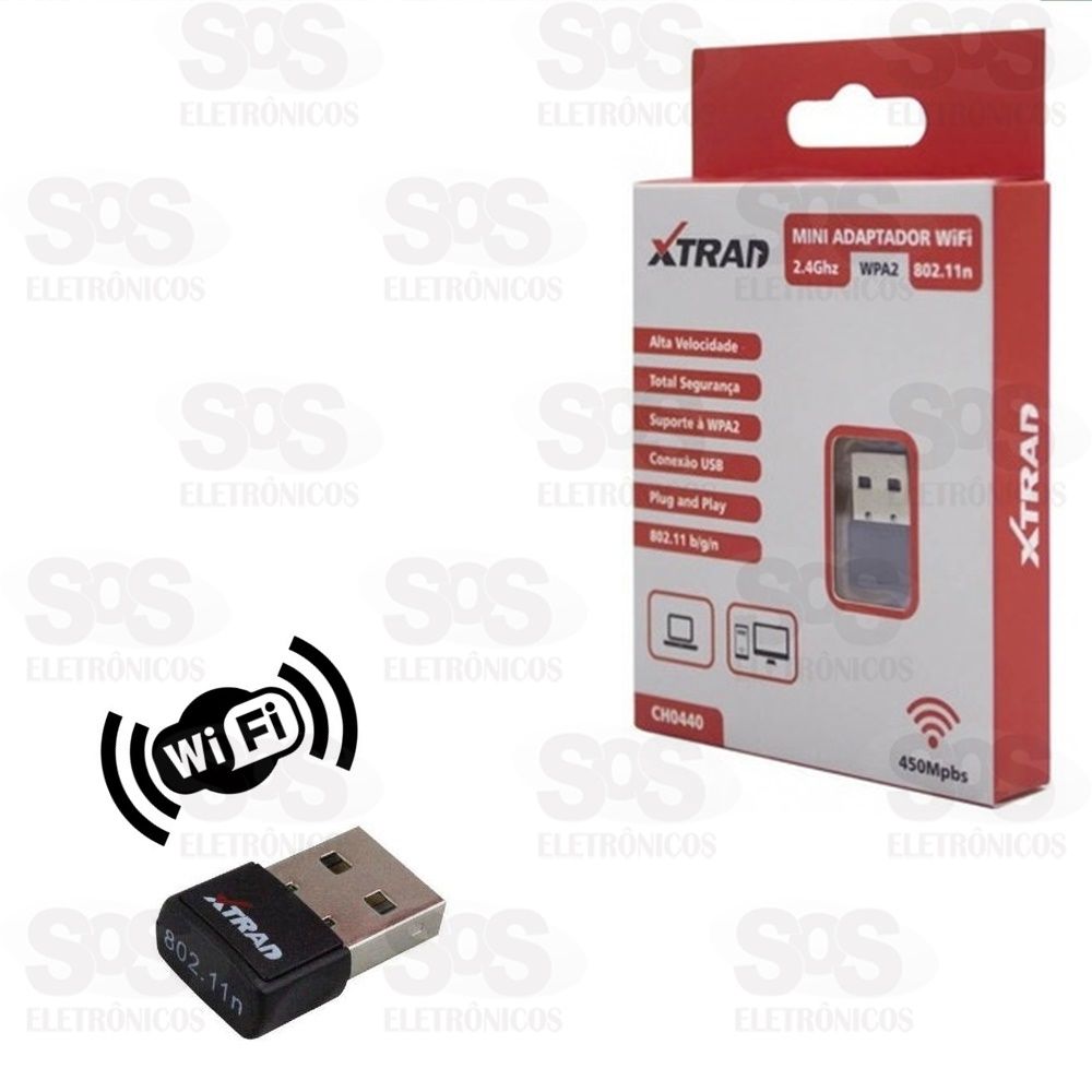 Mini Antena Wireless Wi-fi 2.4 Ghz Xtrad CH-0440