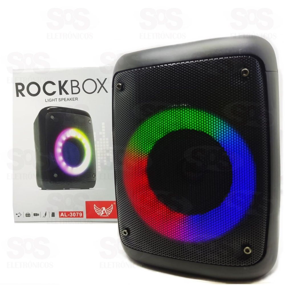 Caixa De Som 10W Rockbox Colorful Altomex al-3070