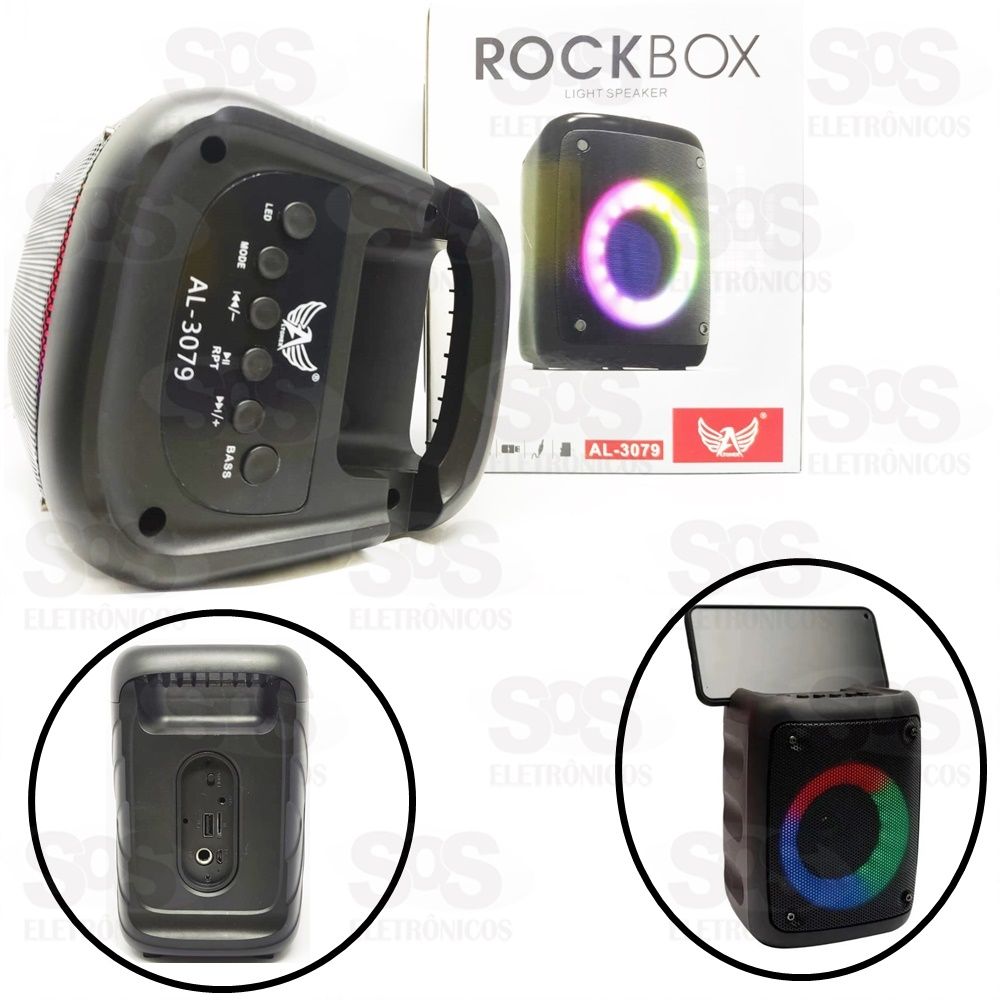 Caixa de Som 10W Rockbox Colorful  Altomex al-3070