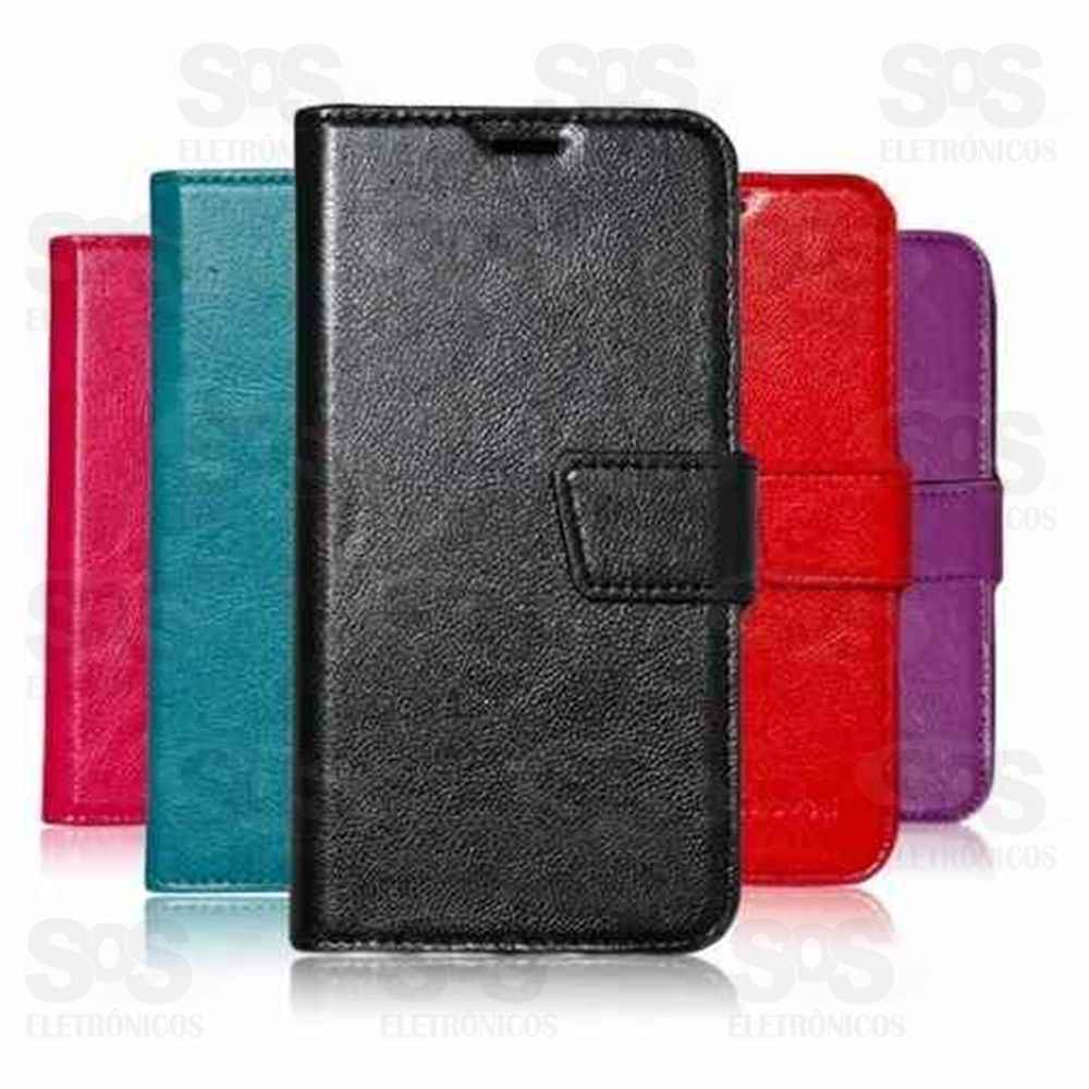 Capa Carteira Motorola G8 Power Cores variadas 