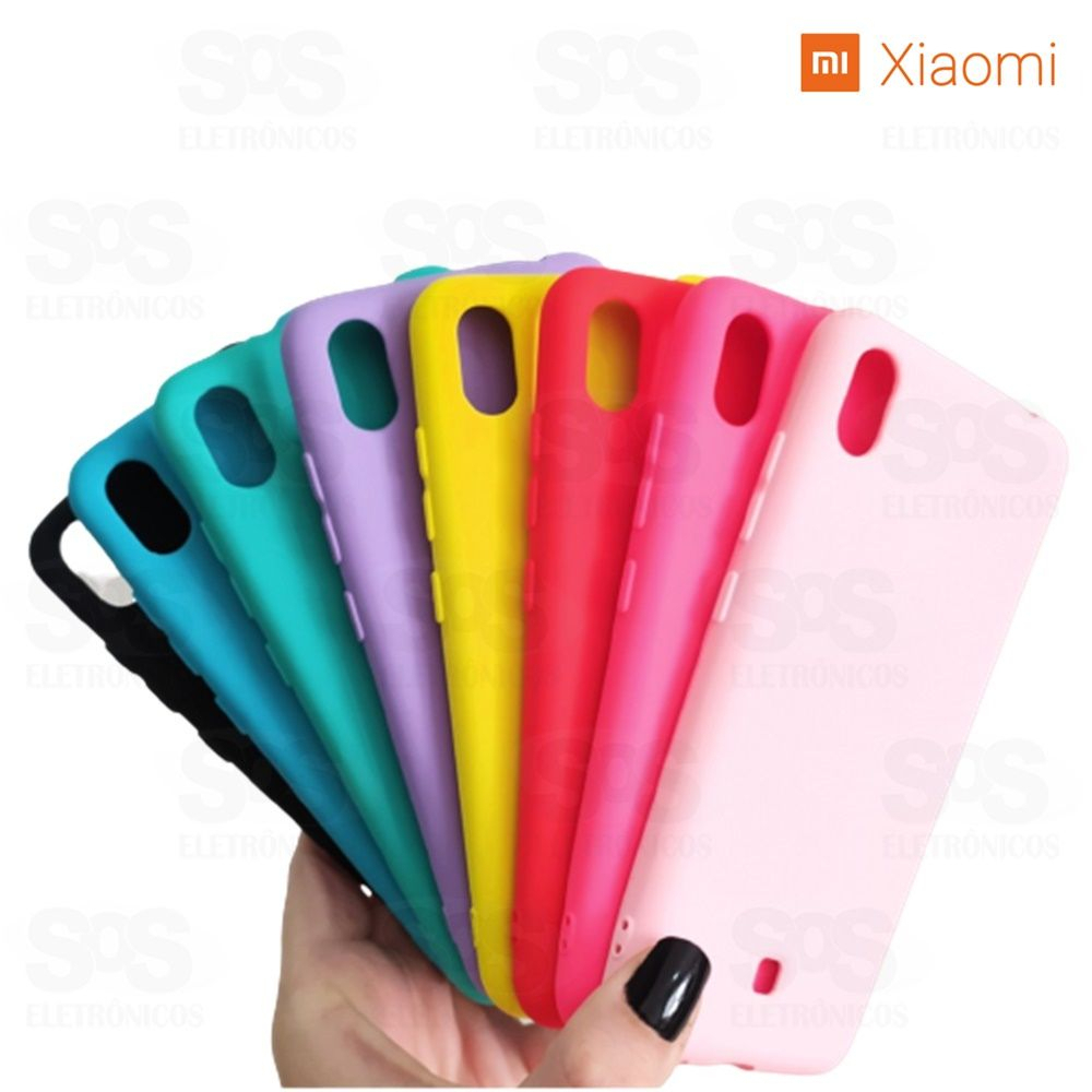 Case Aveludada Xiaomi Poco M3 Cores Variadas Embalagem Simples 