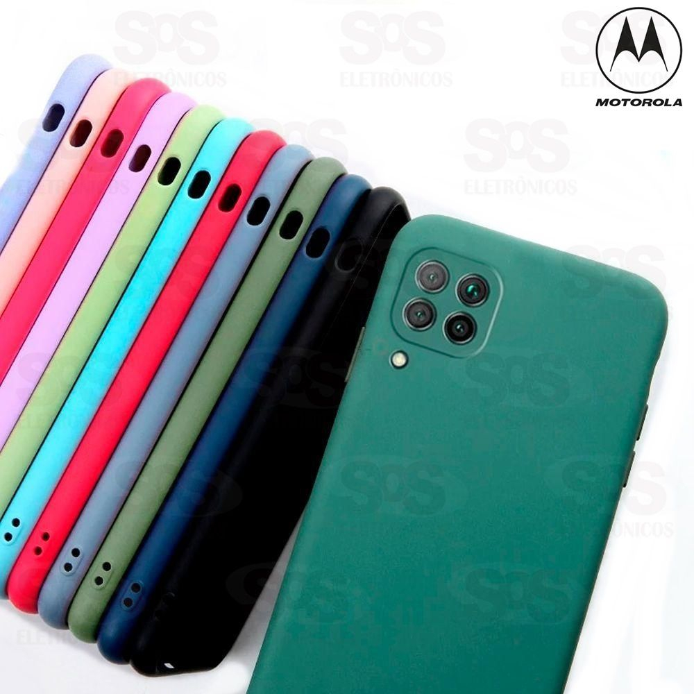 Capa Emborrachada Maleável Motorola G5G Plus Cores Variadas 