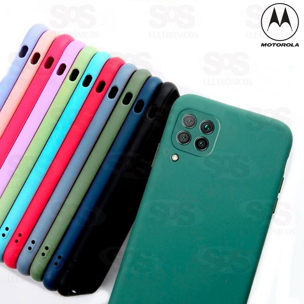 Capa Emborrachada Maleável Motorola G5G Plus Cores Variadas