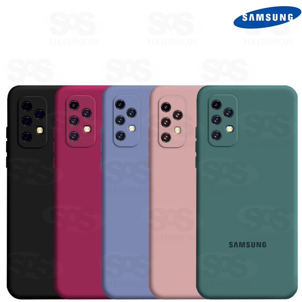 Capa Emborrachada Maleável Samsung A51 Cores Variadas 