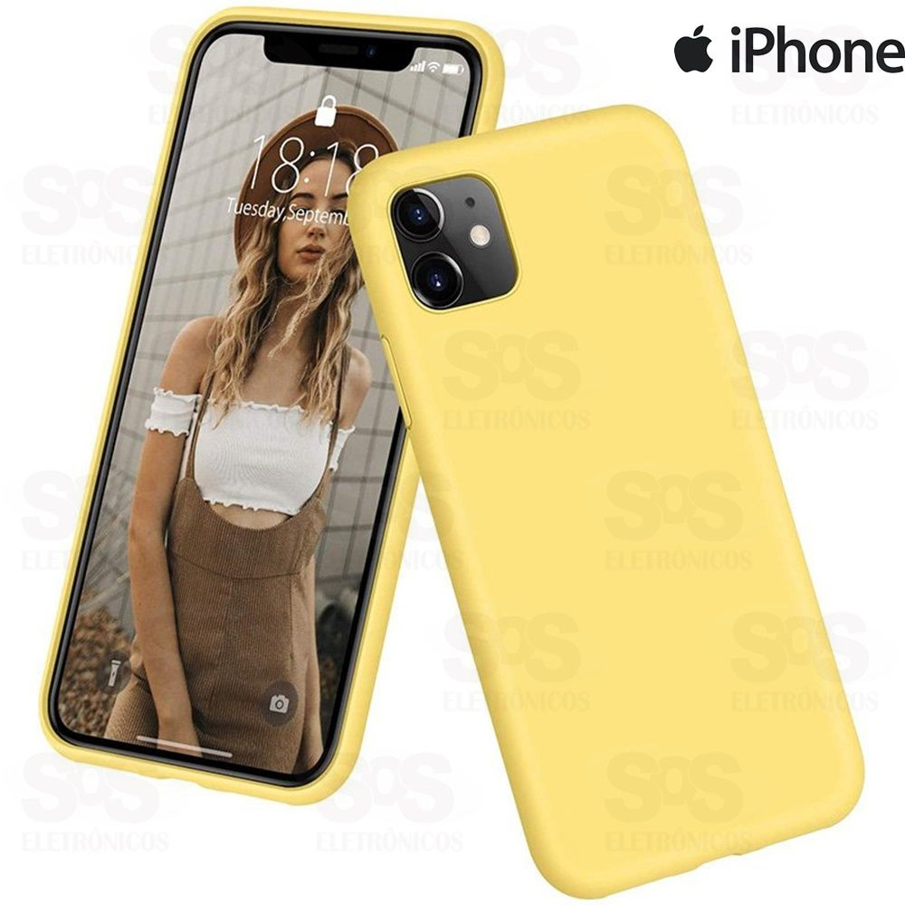 Capa Emborrachada Maleável Iphone 12 Pro Max Cores Variadas