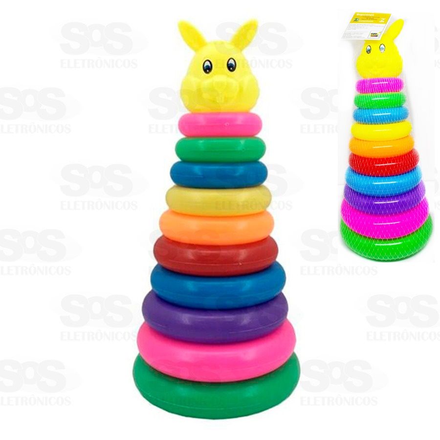 Brinquedo Didático De Empilhar Coelho Toy King tk-ab2644