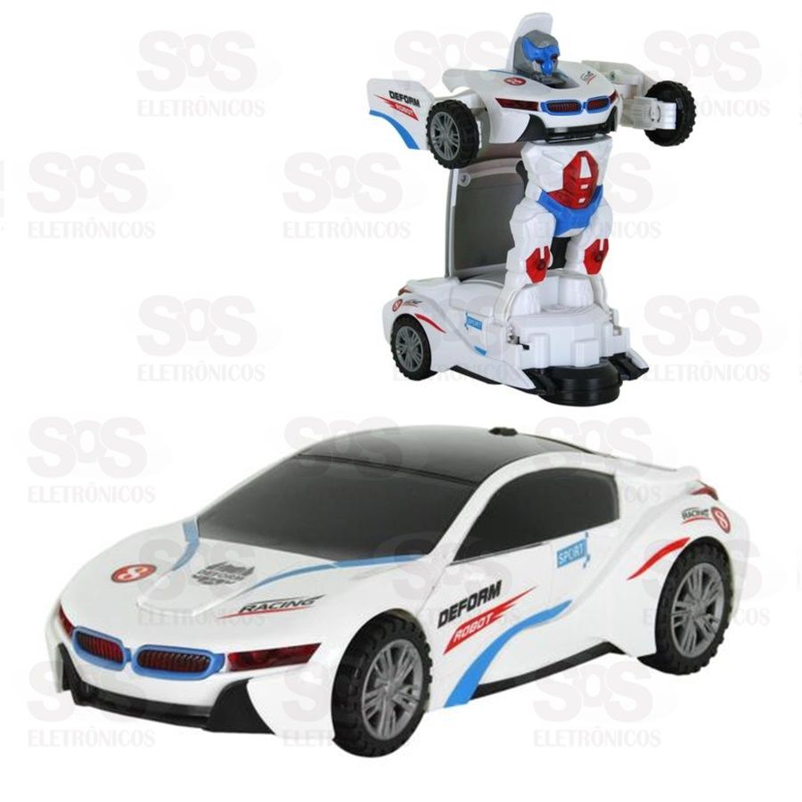 Carro Transformers BMW Branco Toy King tk-1587