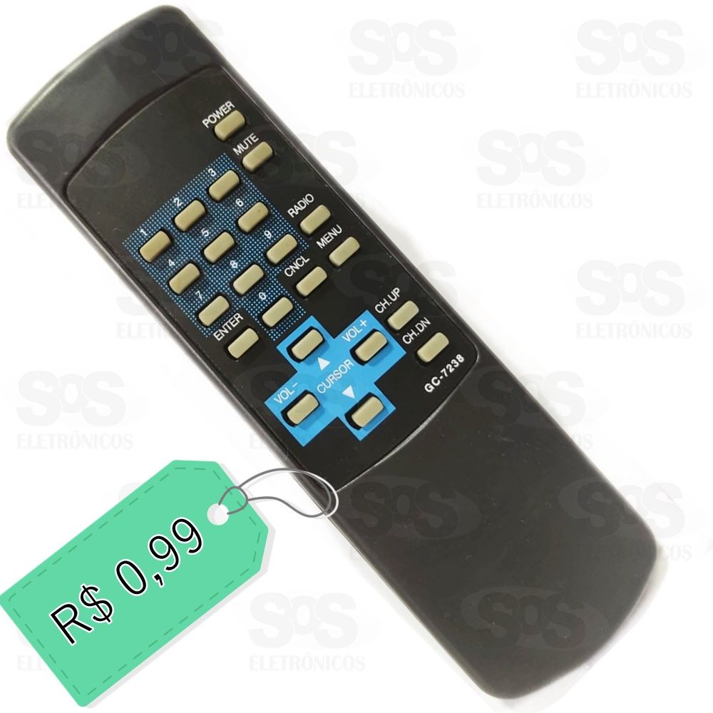 Controle Remoto Para Receptor Cosat gc-7238