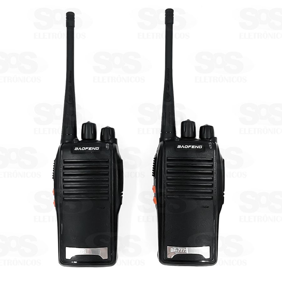 Rdio Comunicador Walk Talk BF-777S Baofeng - 2 Rdios