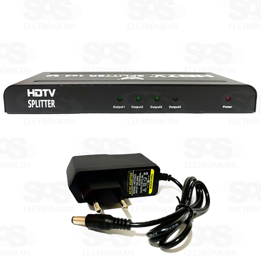 Splitter HDMI 1x4 1 Entrada e 4 Saídas v1.4 3D Altomex AU-35