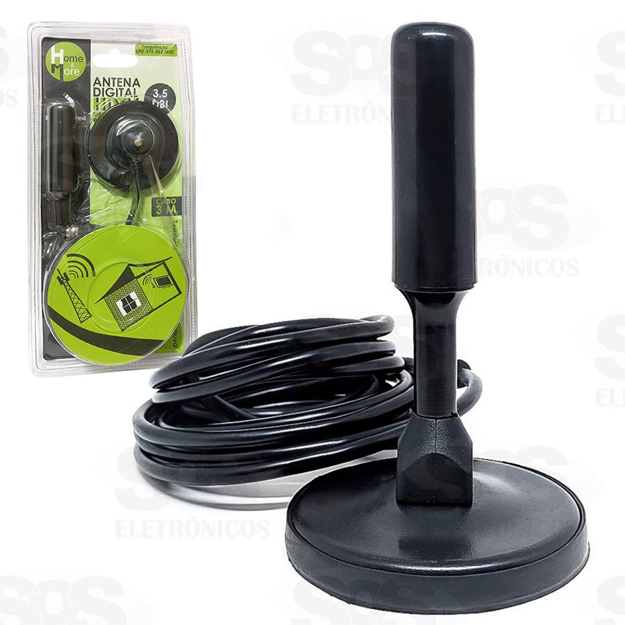 Antena Digital HD De TV 4,3 Metros HM-116