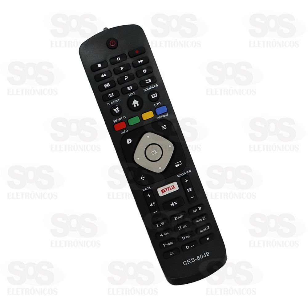 Controle Remoto Philips 4K Netflix CRS-8049
