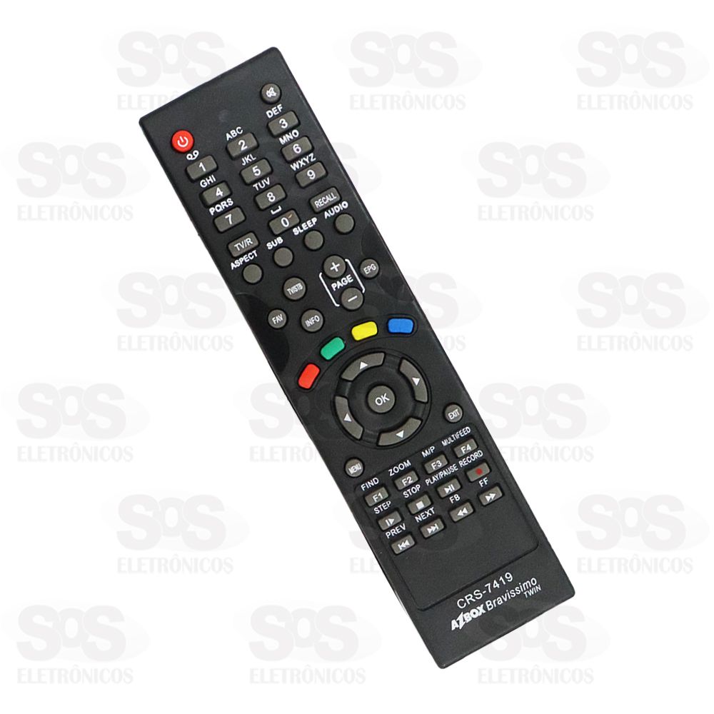 Controle Remoto Az Box Bravssimo CRS-7419