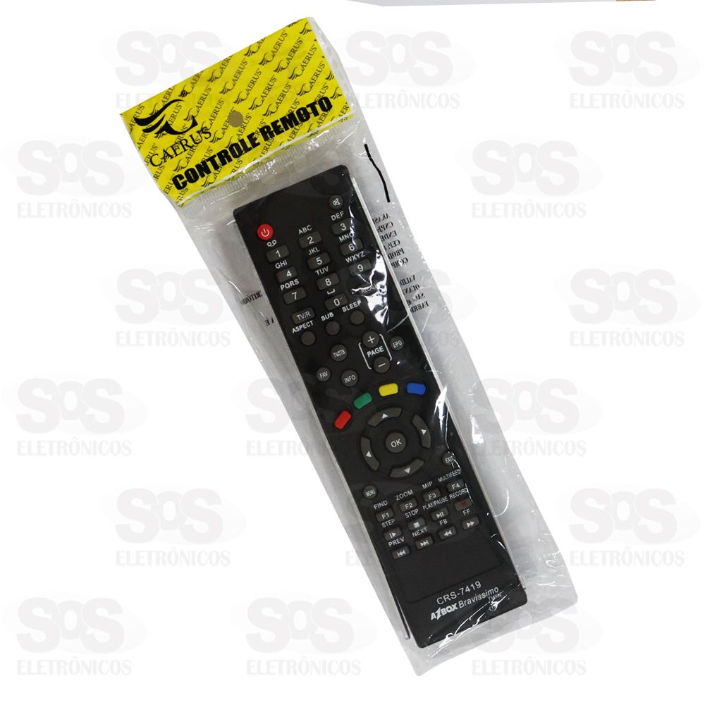 Controle Remoto Az Box Bravssimo CRS-7419