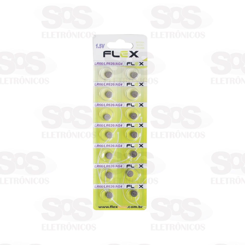 Bateria Boto LR66/LR626-AG4 Cartela Com 14 Unidades Flex