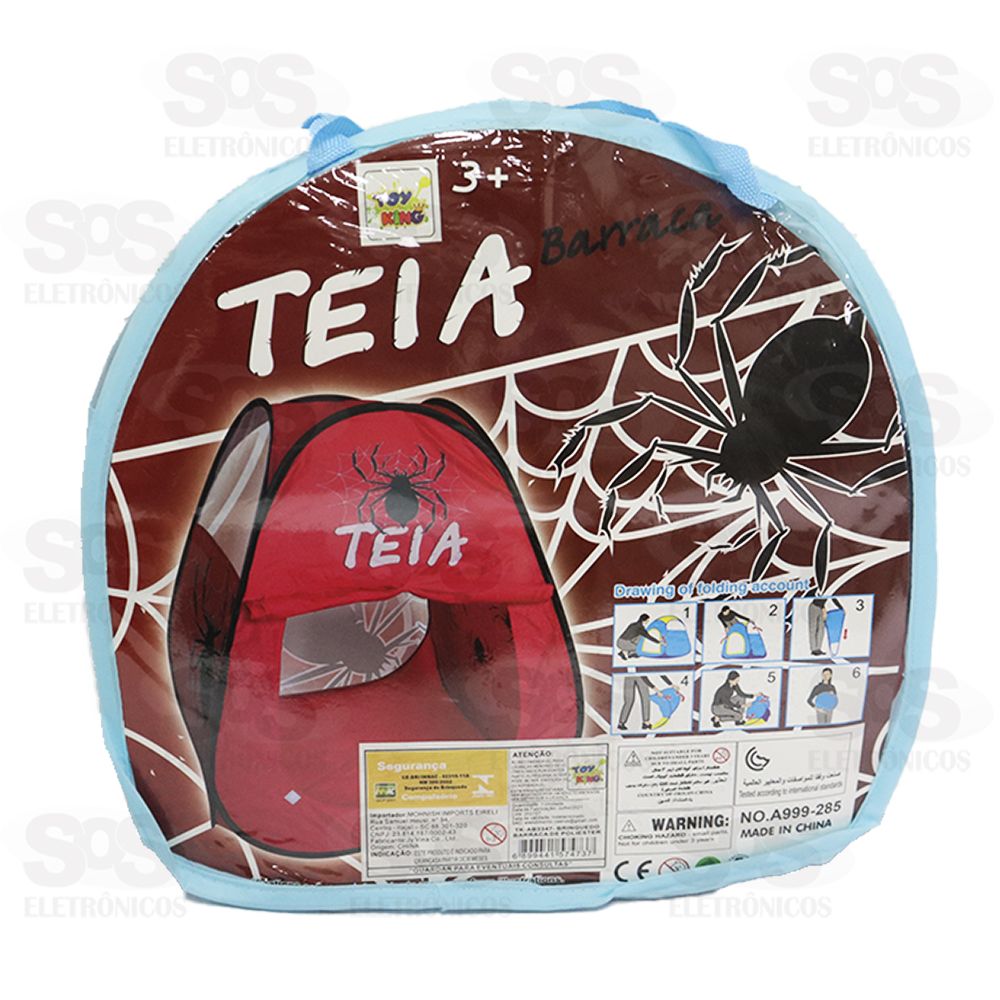 Barraca Infantil Teia Aranha Toy King TK-AB3347