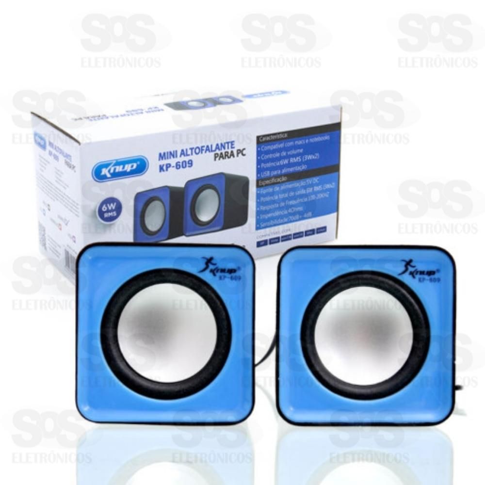 Caixa De Som Multimídia 6W Knup kp-609