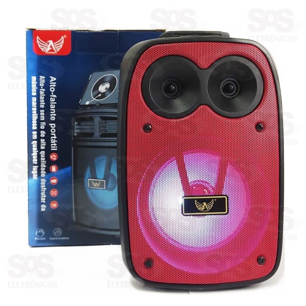 Caixa de Som 5W Com Suporte De Celular Altomex 5112/5113