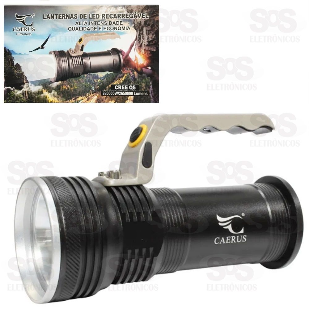 Lanterna LED Recarregvel Cree Q5 Caerus 8405