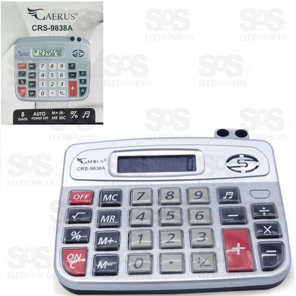 Calculadora 12 Digitos de Mesa Caerus crs-9838a