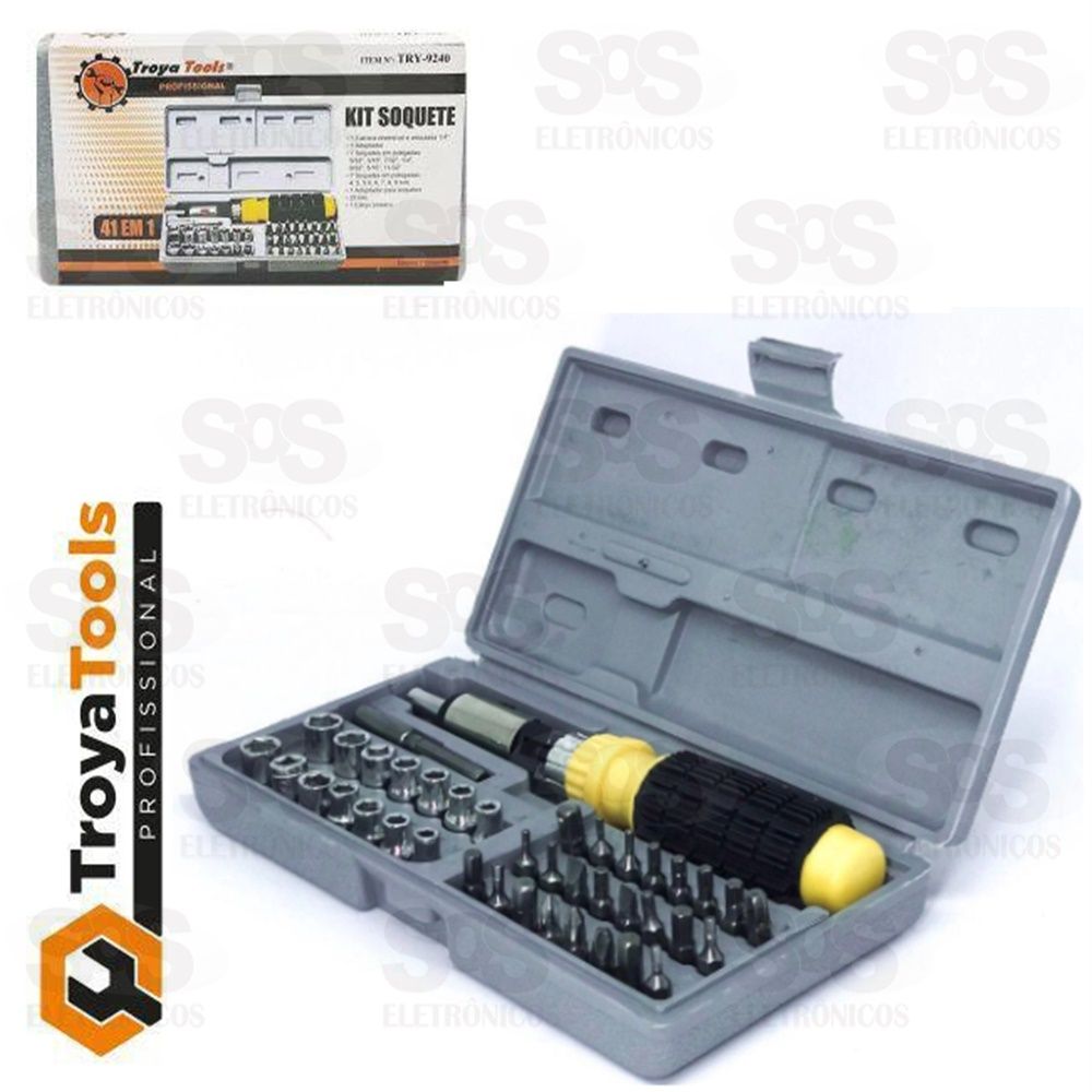 Kit De Soquete 41 Em1 Troya Tools 9240