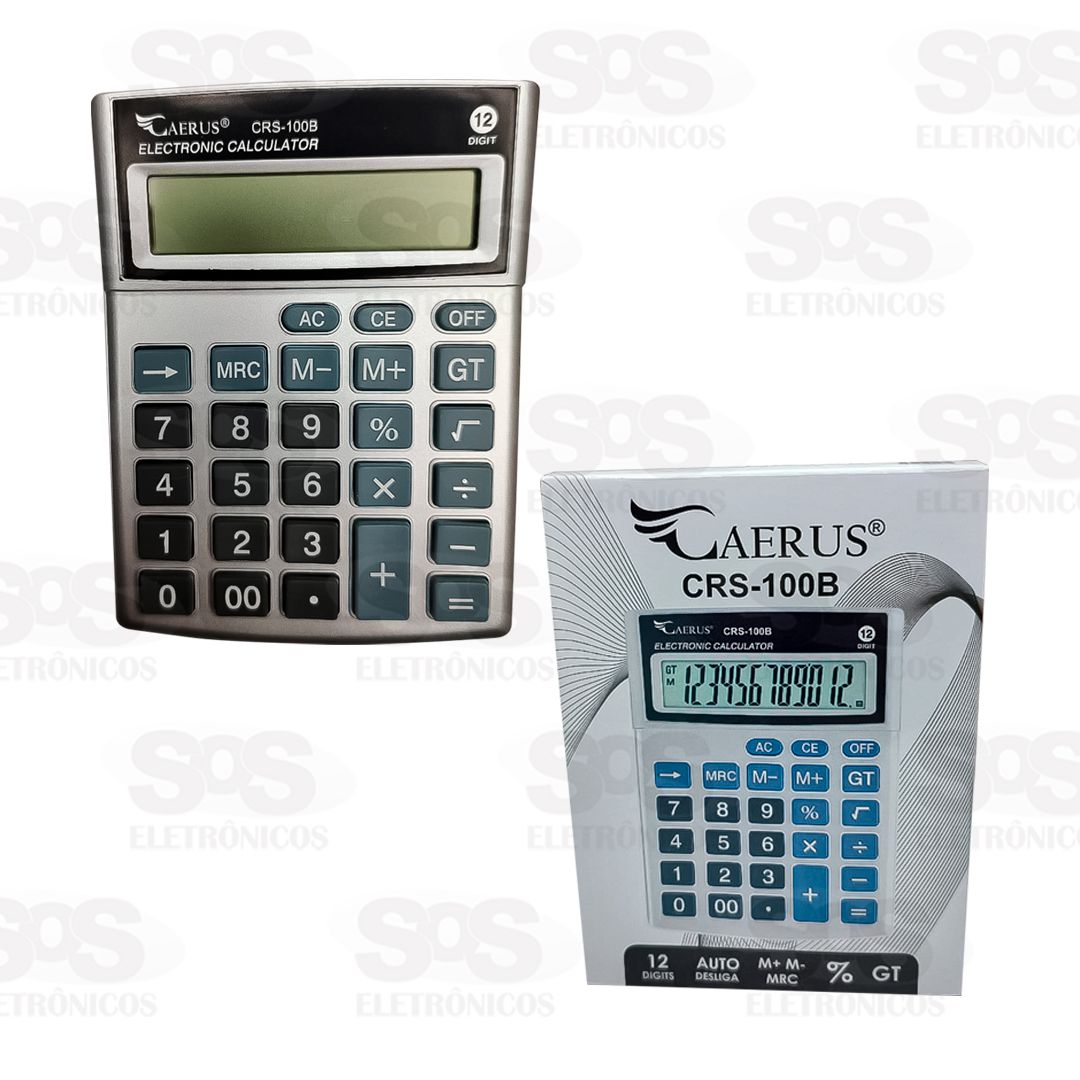 Calculadora 12 Dígitos de Mesa Caerus crs-100b