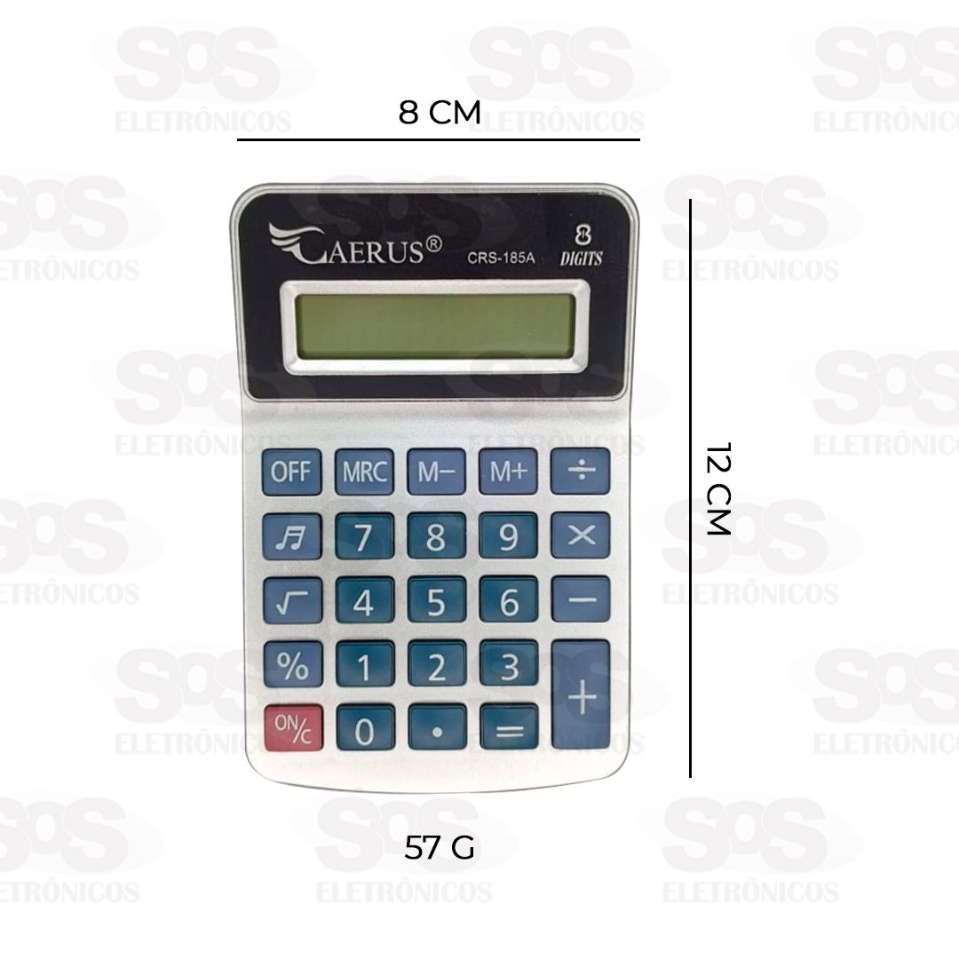 Calculadora 8 Dígitos Caerus CRS-185A