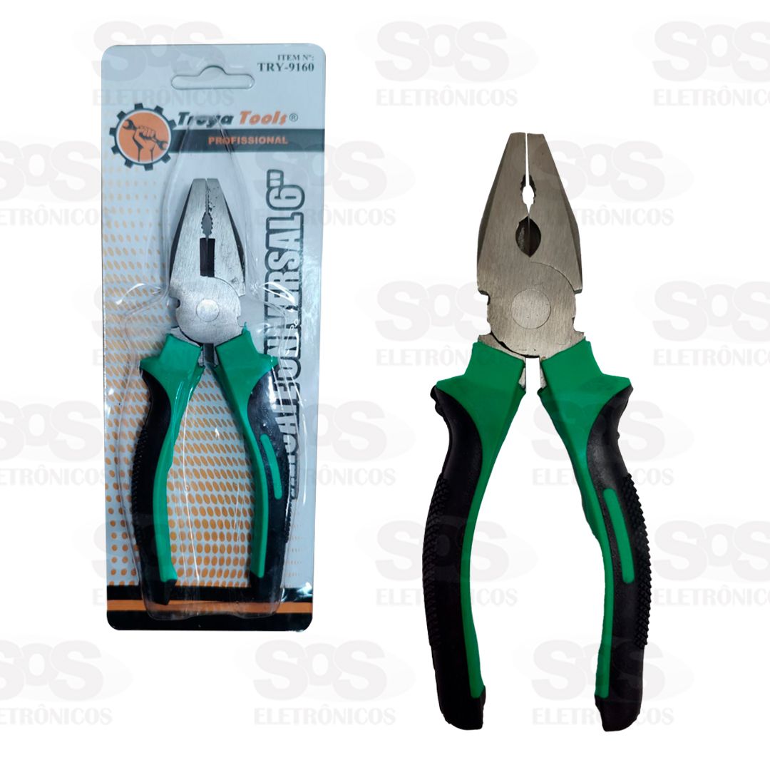 Alicate Universal 6 Polegadas Try-9160