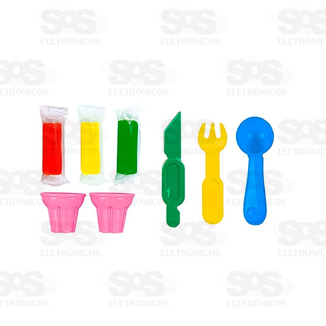 Conjunto De Massinha Sorvete Toy King 3270